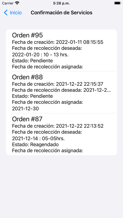 Netcon Recolecciones Screenshot