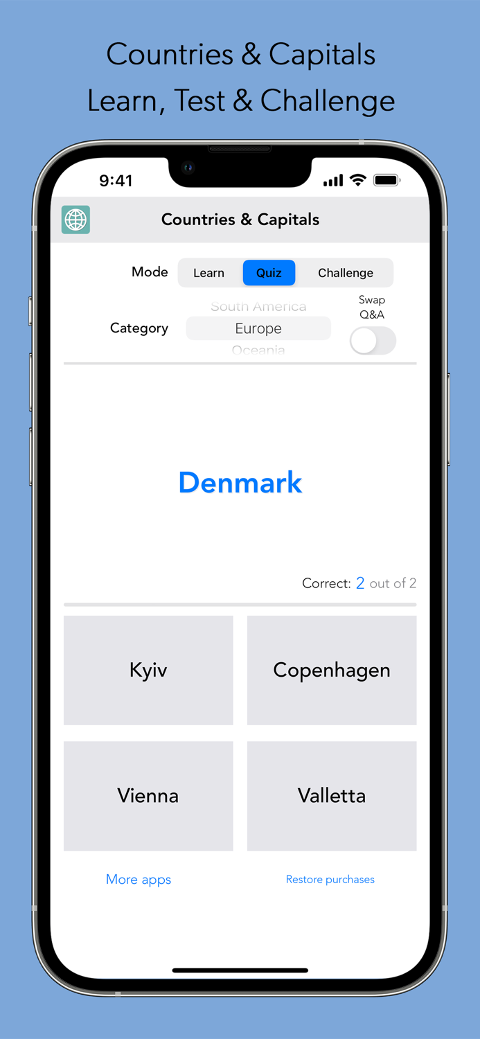 Capitals of Countries - World