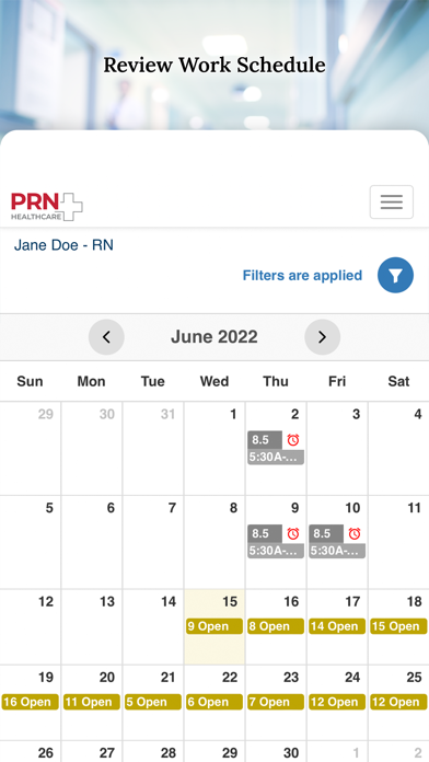 PRN Healthcare Screenshot