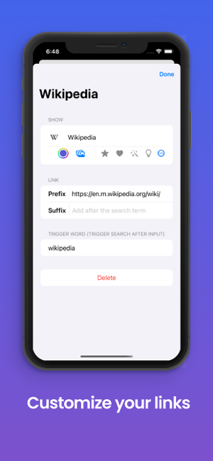 ‎OneSearch-Fast Search Launcher Screenshot