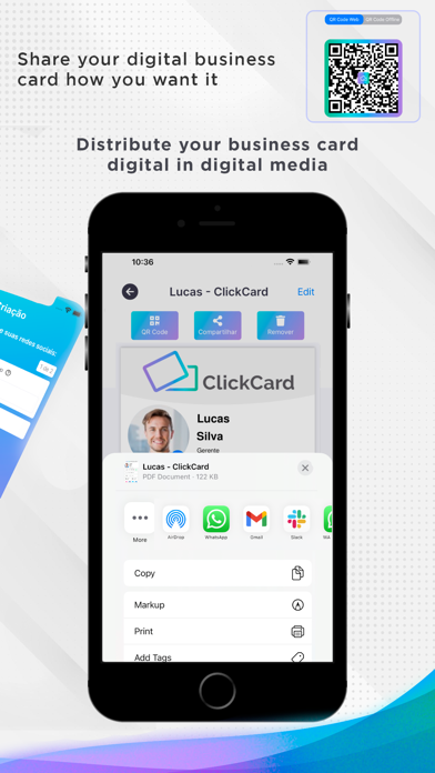Screenshot #3 pour ClickCard - Business Card