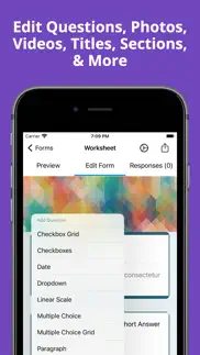 forms – for google forms iphone screenshot 2