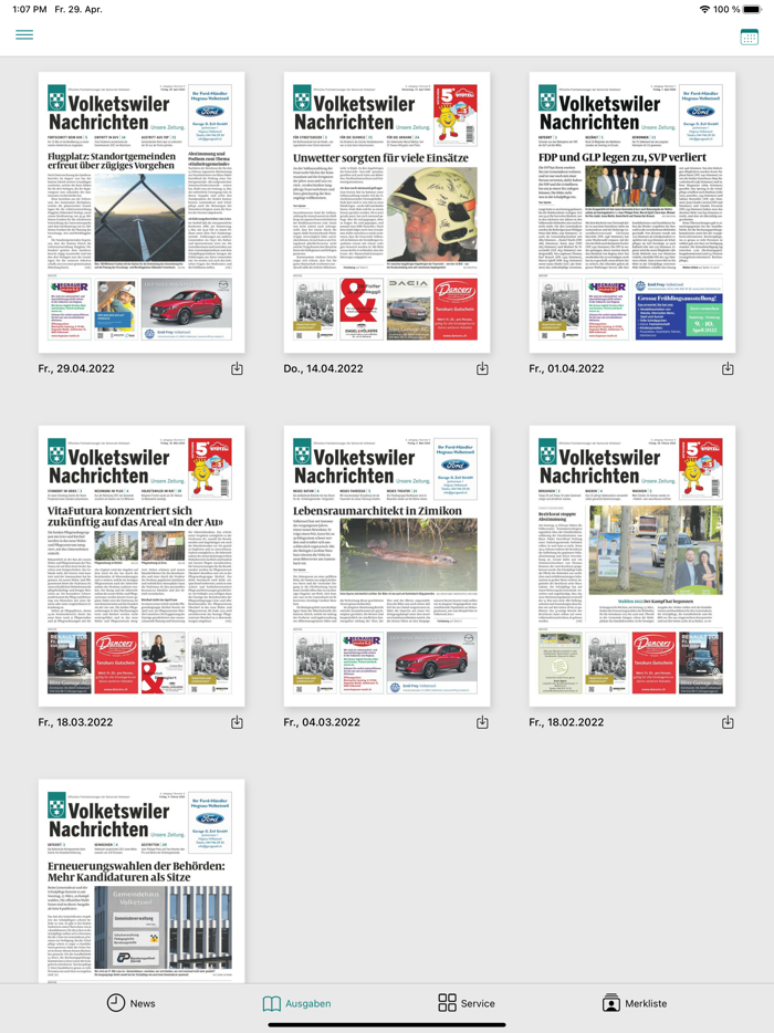 Volketswiler Nachrichten