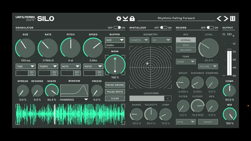 Silo - Granulator and Reverb screenshot 5 of 6