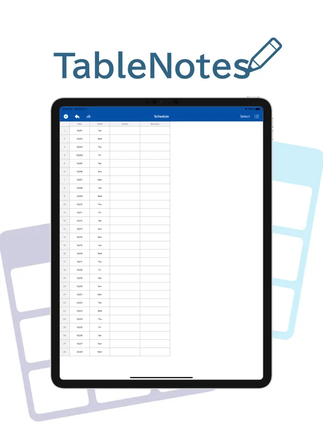 Table Notes Spreadsheet maker4+_1