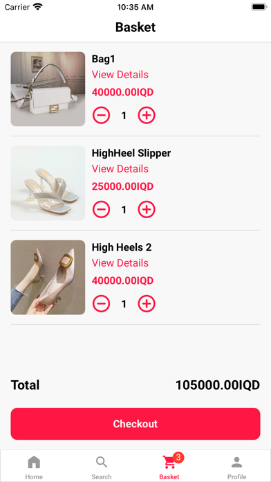 Tarachi Shoes Screenshot