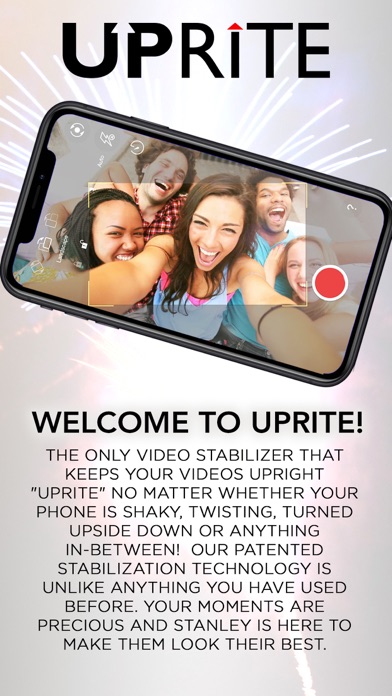Screenshot #1 pour UPRITE Stable Action Camera