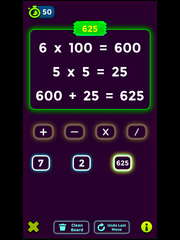 Mathematics Quiz Game