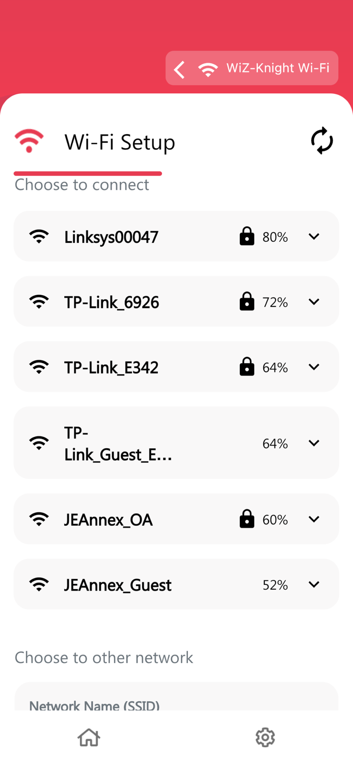 WiZ-Knight Wi-Fi Manager