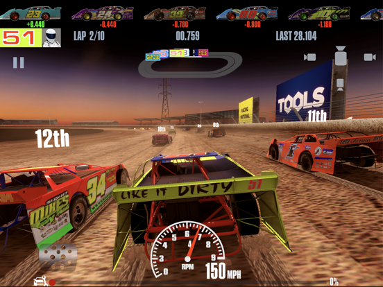 Stock Car Racing iPad app afbeelding 3