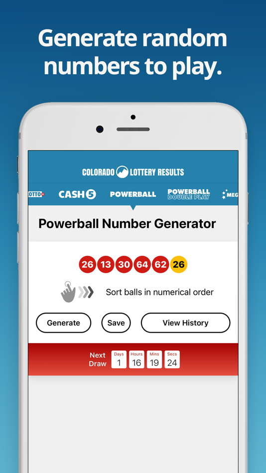 #4. Colorado Lottery Numbers (iOS) By: The Lottery Company