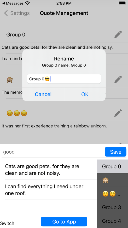#2. Quoteboard, Keyboard Clipboard (iOS) 由: PongYin Siu