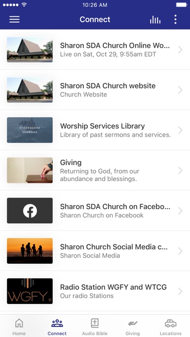 Sharon SDA Church Screenshot