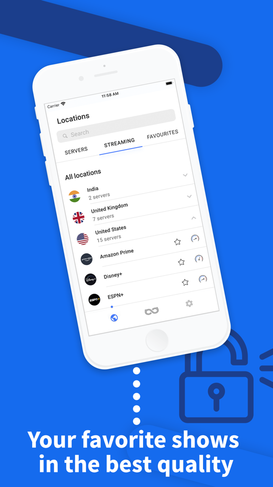 #3. uVPN: Super Fast Secure VPN (iOS) 由: Brocode Limited