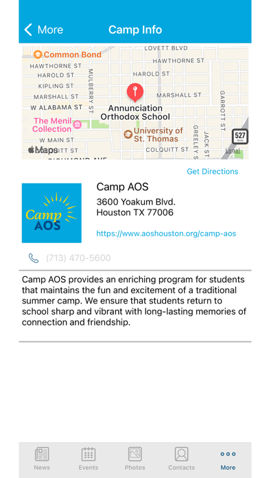 Camp AOS Screenshot