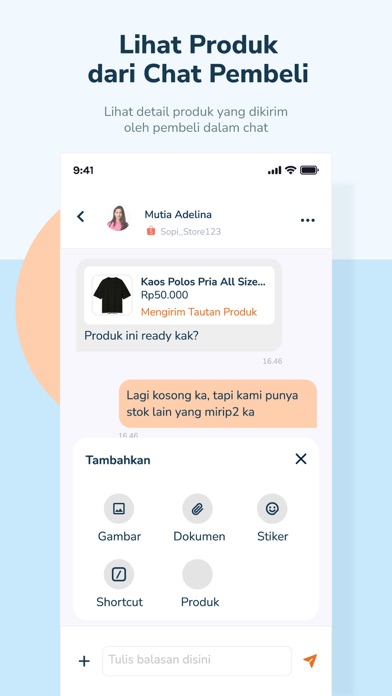 Jubelio Chat Screenshot