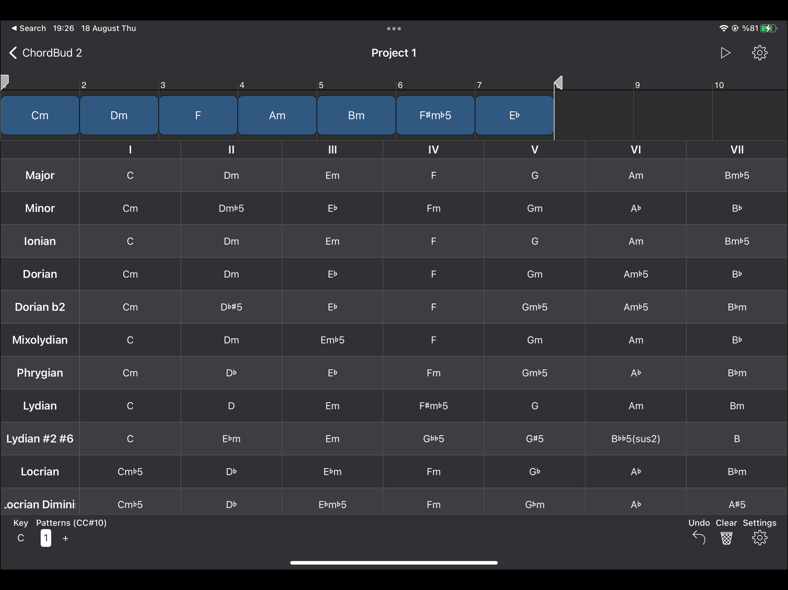 ChordBud 2 AUv3 MIDI Sequencer screenshot 12