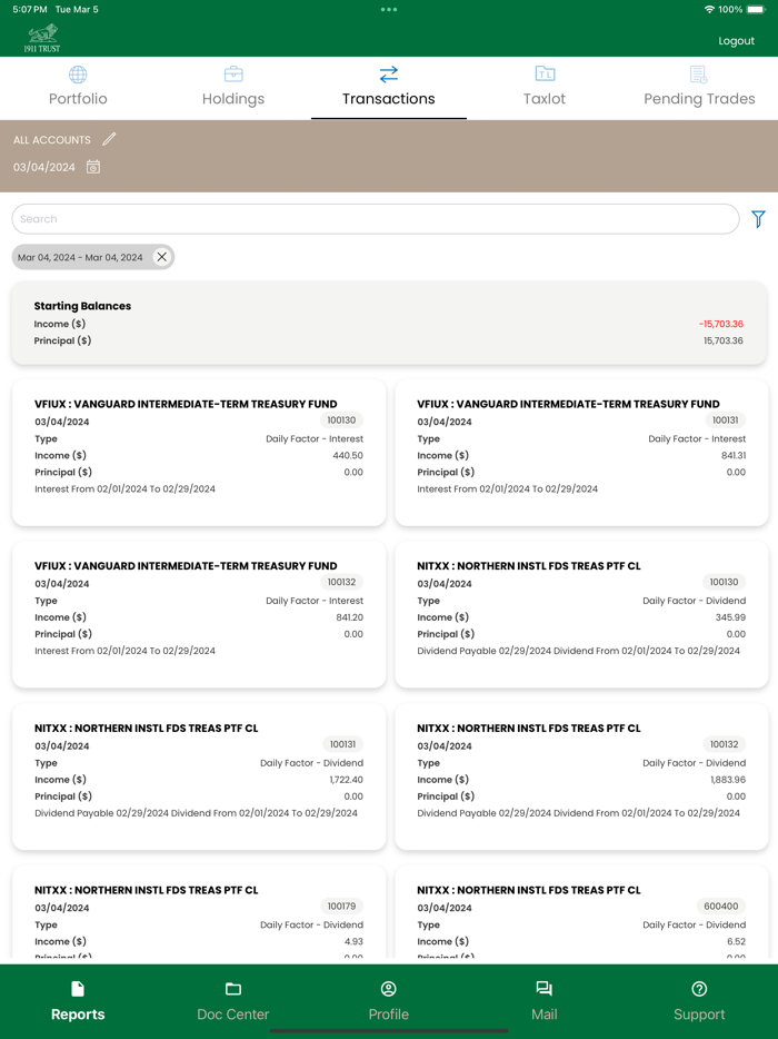 1911 Trust Co Access