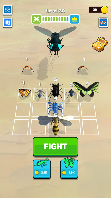 Merge Ant: Insect Fusion Screenshot