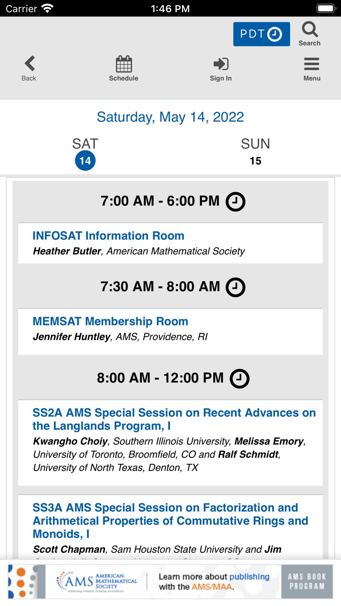 AMS Spring Western 2022