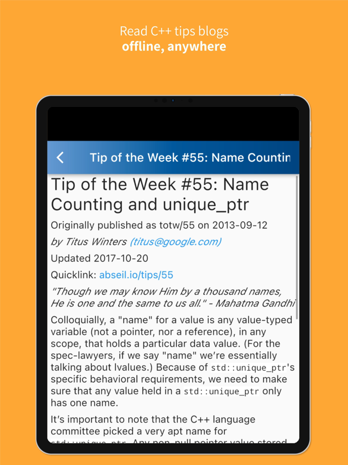 C Tip of the Week