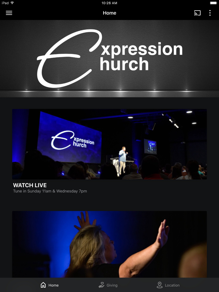 Expression Church App