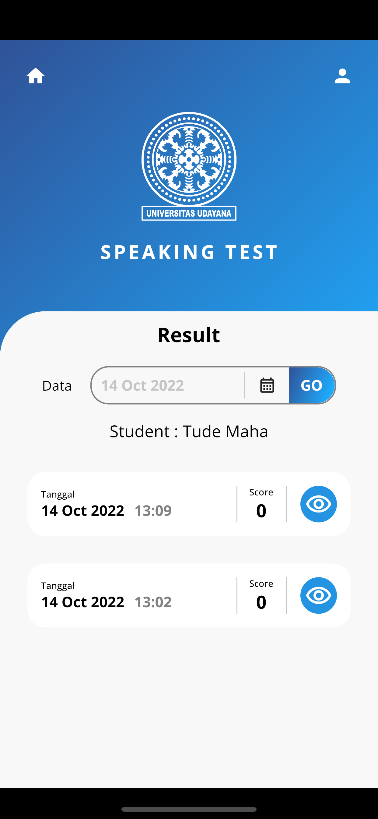 Speaking Test