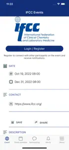 IFCC Meetings screenshot #1 for iPhone