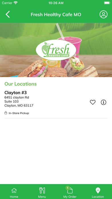 Fresh Healthy Cafe MO Screenshot