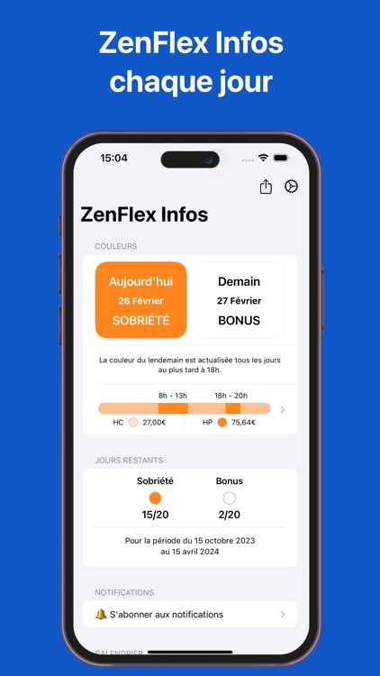 Zen Flex Infos du Jour EDF