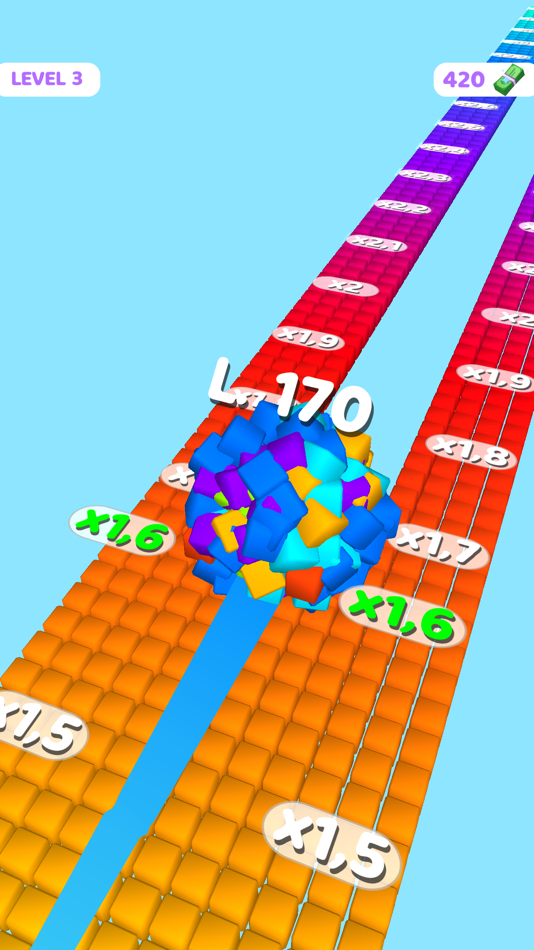 #3. Level Up Pixels (iOS) Podle: Marula Games OU