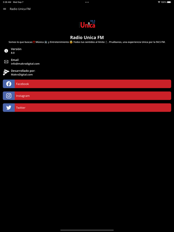 Screenshot #6 pour Radio Unica 94.5 Fm