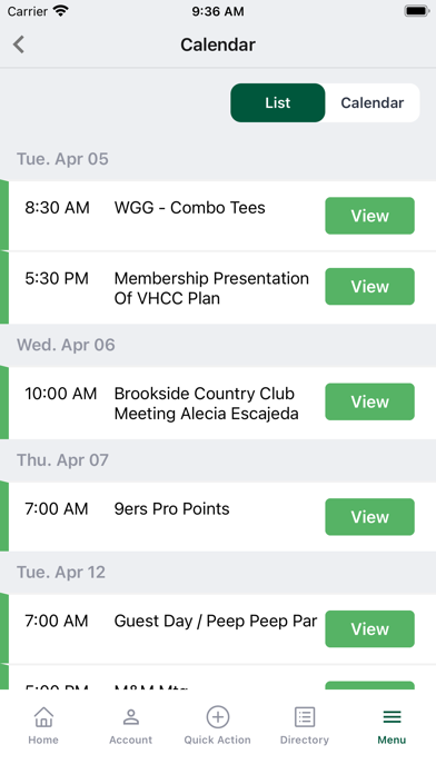 Valley Hi Country Club Screenshot