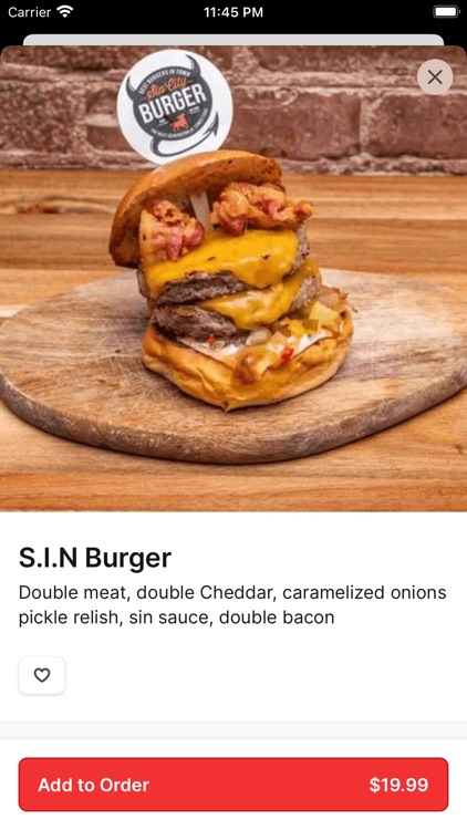Sin City Burger