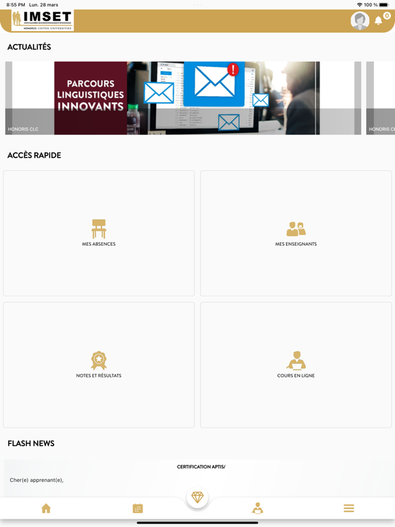 MyU By Honoris iPad screenshot 2 - Education app