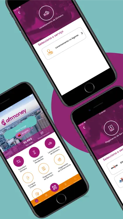 Screenshot 3 di 4 di Afrimoney AO