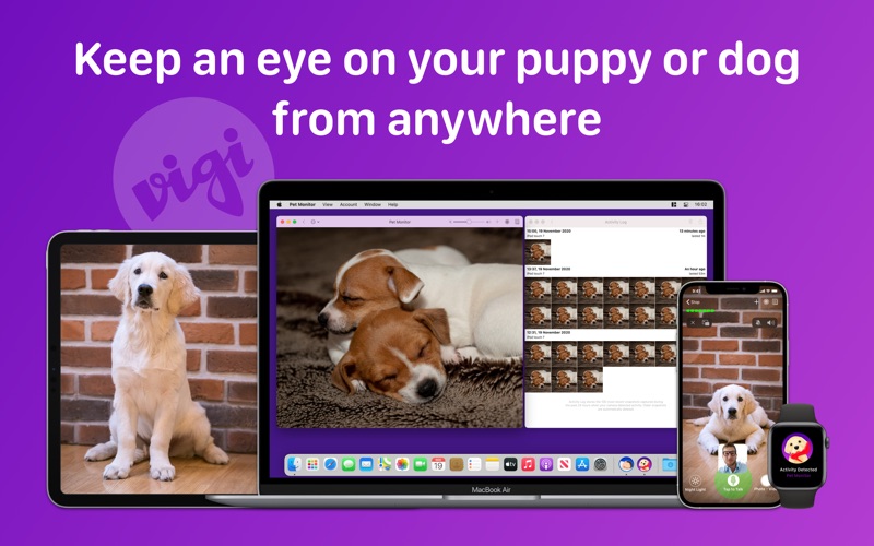 pet monitor vigi iphone screenshot 1