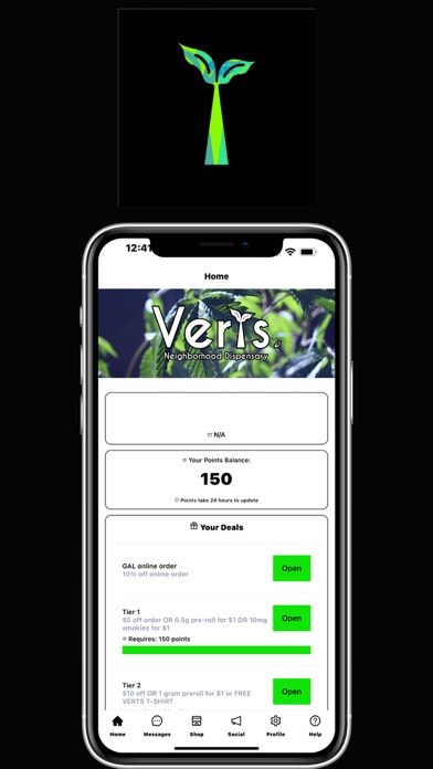 Verts Neighborhood Dispensary Screenshot