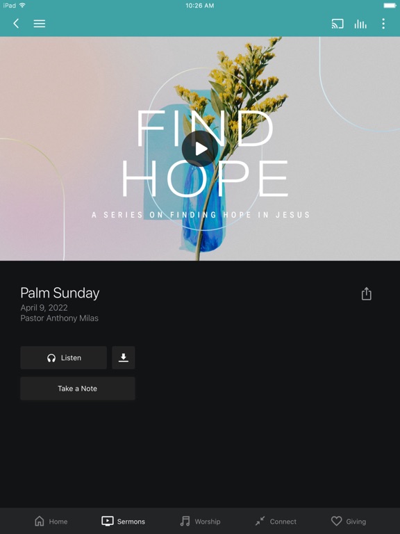 Granite United Church iPad screenshot 3 - Lifestyle app