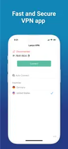 LANZA VPN - UNLIMITED screenshot #1 for iPhone