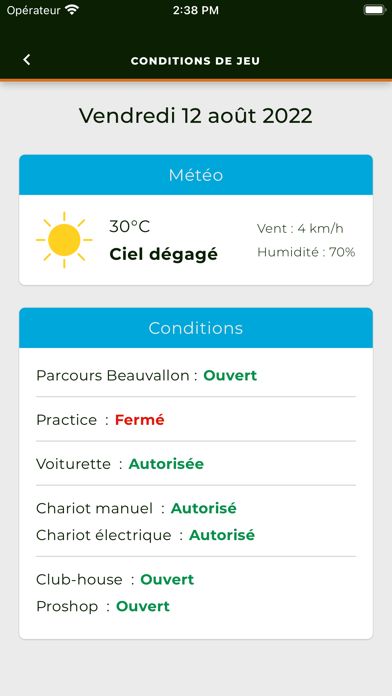 Golf de Beauvallon Screenshot