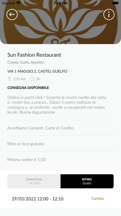 Sun Fashion Restaurant Screenshot