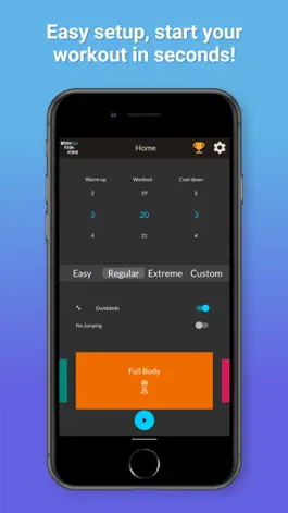 Game screenshot Workout From Home apk
