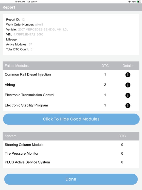 CarMD Pro Scan 2.0 iPad screenshot 2 - Utilities app