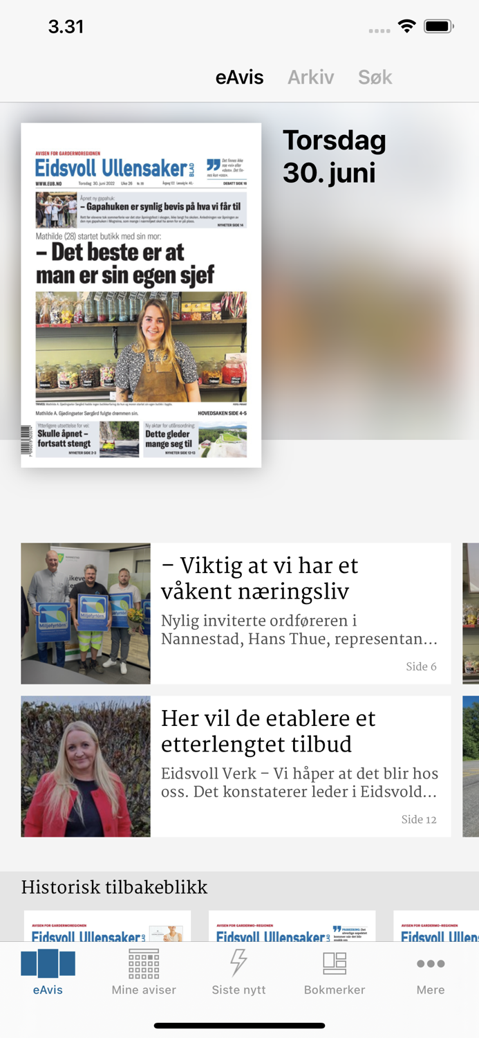 Eidsvoll Ullensaker Blad eAvis