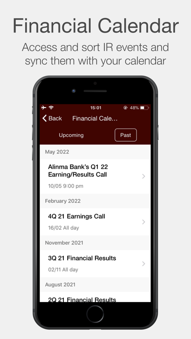 Alinma Bank Investor Relations Screenshot