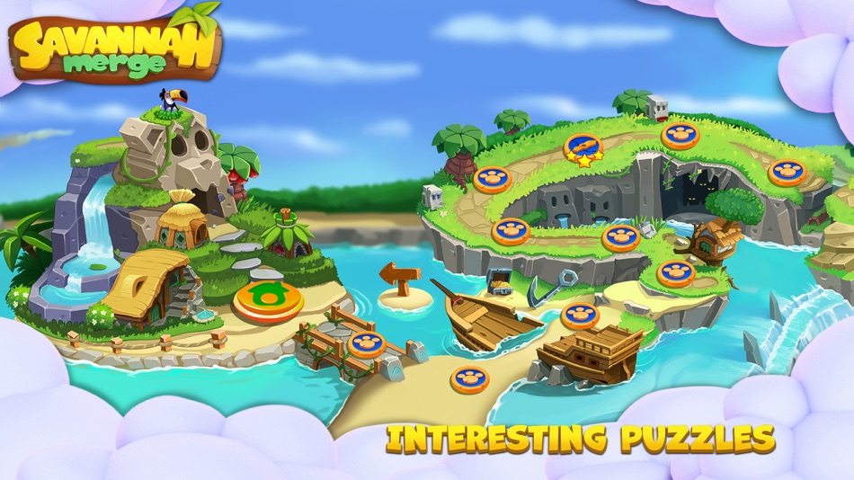 #3. Savannah Merge: Animal Island (iOS) Podle: Mobiapps Kft.