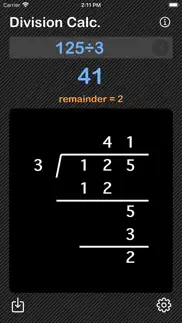division calculator iphone screenshot 2