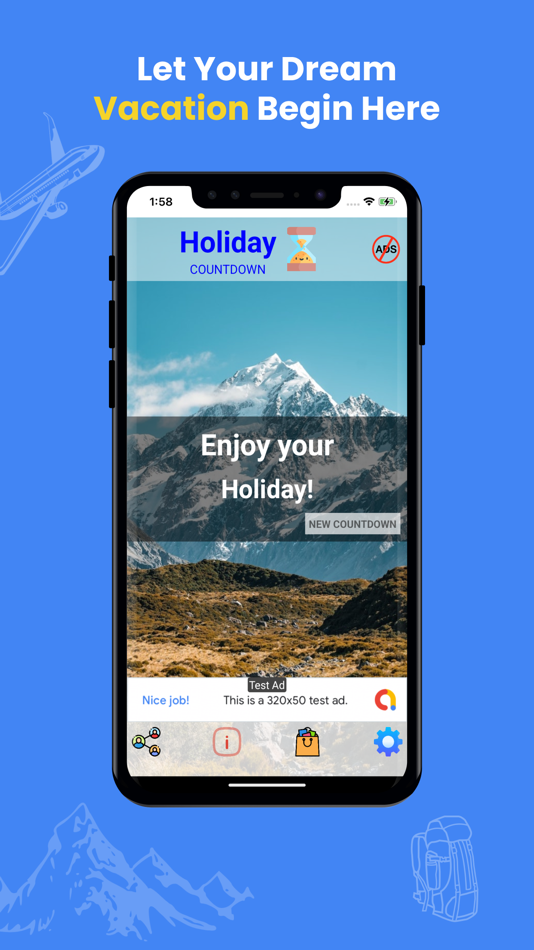 #1. Holiday Countdown Timer (iOS) 由: WorksDelight