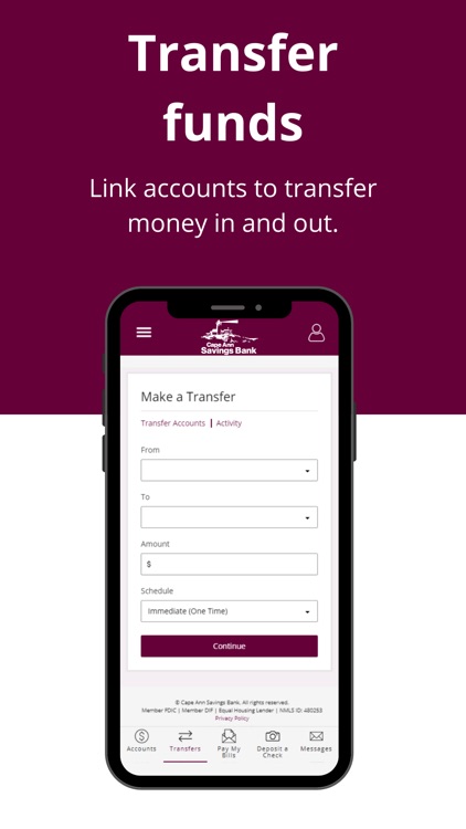 Cape Ann Savings Bank Mobile screenshot-5